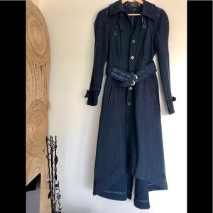 ISO FP New Romantics Topographic Trench in Navy